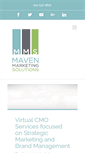 Mobile Screenshot of mavenmarketingsolutions.com